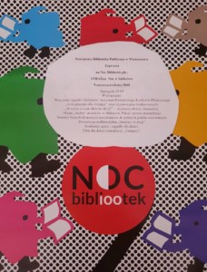 Noc bibliotek 2018